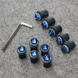 Eurowagens Motorcycle Windscreen Windshield Bolts Screw Fit Cb 400 Cbr 300r Cb650r Blue Eurowagens Motorcycle Windscreen Windshield Bolts Screw Fit Cb 400 Cbr 300r Cb650r Blue