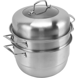 Stainless Steel Steam Pot With Handles On Both Sides Multi Layer Thick Stea Ou Stainless Steel Steam Pot With Handles On Both Sides Multi Layer Thick Stea Ou