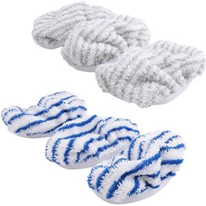 Sodial 4x(6 Pcs Microfibre Cloth Pads Replacement For Clean&steam Zr0058012996 Sodial 4x(6 Pcs Microfibre Cloth Pads Replacement For Clean&steam Zr0058012996