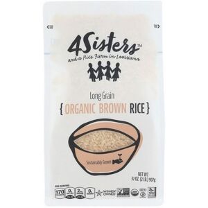 4 Sisters Organic Long Grain Brown Rice 2 Lb (Case Of 6) 4 Sisters Organic Long Grain Brown Rice 2 Lb (Case Of 6)