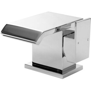 Willesden Bathrooms Devon Waterfall Basin Mixer Tap & Waste Chrome Willesden Bathrooms Devon Waterfall Basin Mixer Tap & Waste Chrome