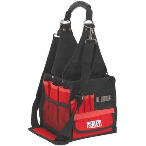 Thatcable 200 X 220 X 230mm Technicians Utility Tool Bag - Red - 26 Pocket Portable Case Thatcable 200 X 220 X 230mm Technicians Utility Tool Bag - Red - 26 Pocket Portable Case
