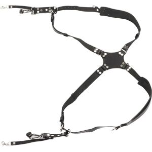 Black Camera Harness Strap Leather Double Shoulder Camera Strap Harness Acc Ou Black Camera Harness Strap Leather Double Shoulder Camera Strap Harness Acc Ou
