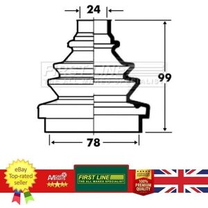 Cv Joint Boot Kit For Alfa Romeo 145 146 155 159 164 Gtv First Line Fcb2334 Cv Joint Boot Kit For Alfa Romeo 145 146 155 159 164 Gtv First Line Fcb2334