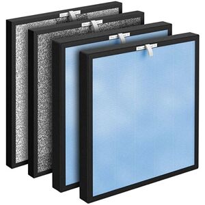 Sodial 3x(2sets Replacement Filters For Hsp001 True Hepa, Activated Carbon, Fine6472 Sodial 3x(2sets Replacement Filters For Hsp001 True Hepa, Activated Carbon, Fine6472