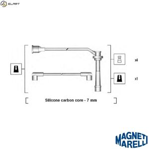 Magneti Marelli Ignition Cable Kit 941285090845 For Suzuki Esteem/baleno G13bb 1.3l G16b 1.6l Magneti Marelli Ignition Cable Kit 941285090845 For Suzuki Esteem/baleno G13bb 1.3l G16b 1.6l