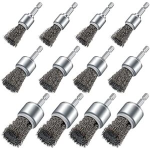 Sodial 2x(12pcs Wire Brush Wheel For Drill, Wire Wheel Cup Brushes For Drill Paint8740 Sodial 2x(12pcs Wire Brush Wheel For Drill, Wire Wheel Cup Brushes For Drill Paint8740
