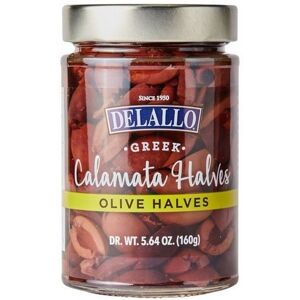 Delallo Specialty Olives Calamata Halves 5.64 Oz (Case Of 6) Delallo Specialty Olives Calamata Halves 5.64 Oz (Case Of 6)