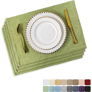 Place Mats Set Of 4 Table Mats Green Table Decorations Placemats For Kitchen Dec Place Mats Set Of 4 Table Mats Green Table Decorations Placemats For Kitchen Dec