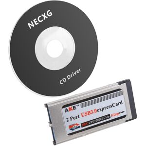 Sodial 3x(High-Speed Dual 2 Port Usb 3.0 Express Card 34mm Slot Express Card3834 Sodial 3x(High-Speed Dual 2 Port Usb 3.0 Express Card 34mm Slot Express Card3834