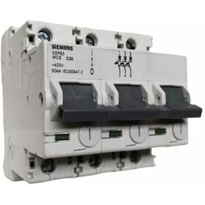Siemens 5sp93257kc47 Circuit Breaker 50ka 3p C 25a, 4.5um Siemens 5sp93257kc47 Circuit Breaker 50ka 3p C 25a, 4.5um