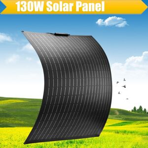 Saronic 130w High Flexible Mono Solar Panel Kit 12v Home Off Grid System Rv Trailer Boat Saronic 130w High Flexible Mono Solar Panel Kit 12v Home Off Grid System Rv Trailer Boat