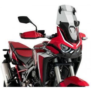 Puig Touring Screen With Extender Light Smoke - Honda Africa Twin Crf1100l 20-23 Puig Touring Screen With Extender Light Smoke - Honda Africa Twin Crf1100l 20-23