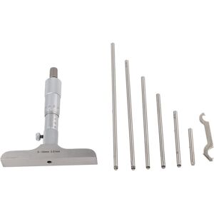 (0-150mm 6in)High Accuracy Round Head Depth Micrometer Gauge Gage Measuring Tu (0-150mm 6in)High Accuracy Round Head Depth Micrometer Gauge Gage Measuring Tu