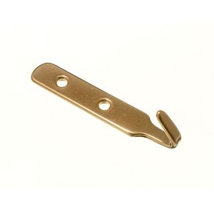 100 X J Hooks Picture Hanger Brass Plated Steel Heavy Duty Onestopdiy New 100 X J Hooks Picture Hanger Brass Plated Steel Heavy Duty Onestopdiy New