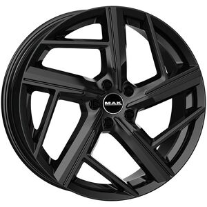 Alloy Wheel Mak Qvattro For Volkswagen Id.4 8.5x19 5x112 Gloss Black 9fo Alloy Wheel Mak Qvattro For Volkswagen Id.4 8.5x19 5x112 Gloss Black 9fo