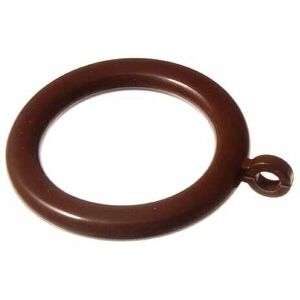 Onestopdiy Dark Brown Plastic Curtain Rings - Curtain Type Onestopdiy Dark Brown Plastic Curtain Rings - Curtain Type