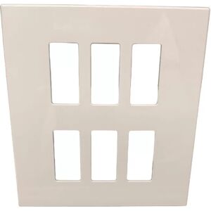 Vimar 08640.Z Series 8000 Plaque 6 Holes Resin White Vimar 08640.Z Series 8000 Plaque 6 Holes Resin White