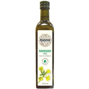 Biona Rapeseed Oil - First Cold Pressing - Organic 500ml-5 Pack Biona Rapeseed Oil - First Cold Pressing - Organic 500ml-5 Pack