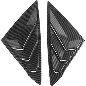2x Rear Window Louvers Triangle Cover For Honda Civic Sedan 2022-24 Carbon Fiber 2x Rear Window Louvers Triangle Cover For Honda Civic Sedan 2022-24 Carbon Fiber