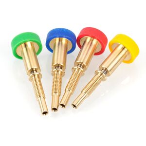 Sodial 3x(4pcs -In- Brass Titanium Nozzle 0.25/0.4/0.6/0.8mm Heatbreak Brass9930 Sodial 3x(4pcs -In- Brass Titanium Nozzle 0.25/0.4/0.6/0.8mm Heatbreak Brass9930