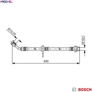 Bosch Brake Hose 1 987 481 520 For Honda Accord/viii/tourer/euro Inspire 2.4l 4cyl Bosch Brake Hose 1 987 481 520 For Honda Accord/viii/tourer/euro Inspire 2.4l 4cyl