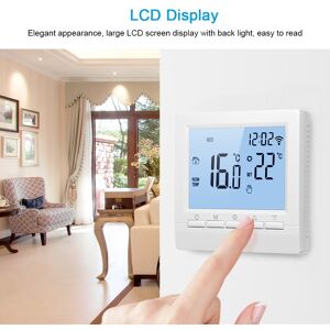 (Positive) Wifi Electric Heating Thermostat App Control Weekly Programming Fo (Positive) Wifi Electric Heating Thermostat App Control Weekly Programming Fo