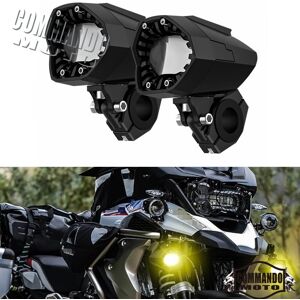 Commandomoto 2x 80w Auxiliary Spot Fog Lights For Bmw R1250gs R1200gs Honda Cbr1000 Kawasaki Commandomoto 2x 80w Auxiliary Spot Fog Lights For Bmw R1250gs R1200gs Honda Cbr1000 Kawasaki