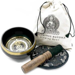 Aw Hand Beaten & Engraved Singing Bowl Gift Set - 14cm - Teachings Buddha Aw Hand Beaten & Engraved Singing Bowl Gift Set - 14cm - Teachings Buddha