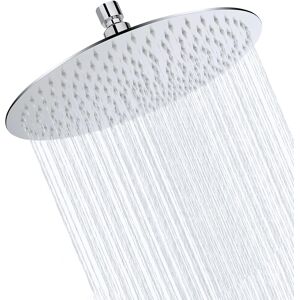 Hilandkom Rain Shower Head 10 Inch Round Showerhead Ultra Thin High Pressure Rainfall Sho Hilandkom Rain Shower Head 10 Inch Round Showerhead Ultra Thin High Pressure Rainfall Sho