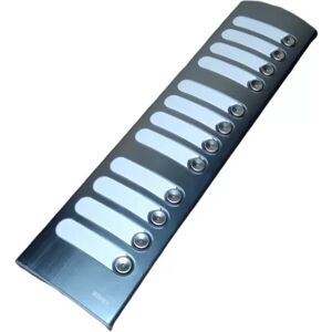 Vimar 1372 Intercom System Accessory - 12-Button Aluminum Plate Vimar 1372 Intercom System Accessory - 12-Button Aluminum Plate
