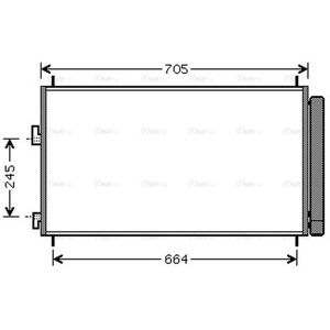 Ava Cooling Ava Aircon Condenser To5410d For Toyota Rav 4 Mk Iii (2006) Rav 4 2.2 D4d Etc Ava Cooling Ava Aircon Condenser To5410d For Toyota Rav 4 Mk Iii (2006) Rav 4 2.2 D4d Etc