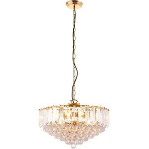 Ceiling Light Brass Fargo 6 450mm Polished Endon Fargo-18bp Ceiling Light Brass Fargo 6 450mm Polished Endon Fargo-18bp