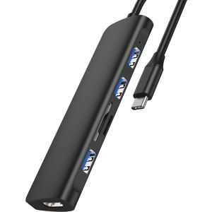 Sodial 2x(6-In-1 Usb 3.0 Type-C Hub For Usb-C To 4k -Compatible /tf Card Reader2156 Sodial 2x(6-In-1 Usb 3.0 Type-C Hub For Usb-C To 4k -Compatible /tf Card Reader2156