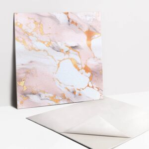 Tulup Vinyl Backsplash Kitchen Tiles Quick Apply Makeover Pastel Marble And Gold 30x30 Tulup Vinyl Backsplash Kitchen Tiles Quick Apply Makeover Pastel Marble And Gold 30x30