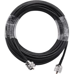 Sodial 2x(15m Uhf Coaxial Cable Rg58 Coax Cable Pl259 Cable 50 Ohms Cb Radio6635 Sodial 2x(15m Uhf Coaxial Cable Rg58 Coax Cable Pl259 Cable 50 Ohms Cb Radio6635