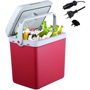 Arebos Cool Box 25l Car Thermoelectric Warming Box 12v 230v Refrigerator Red Arebos Cool Box 25l Car Thermoelectric Warming Box 12v 230v Refrigerator Red