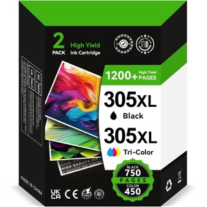 305xl Ink Cartridges Black And Colour Replacement For Original Hp 305 Ink Cartri 305xl Ink Cartridges Black And Colour Replacement For Original Hp 305 Ink Cartri