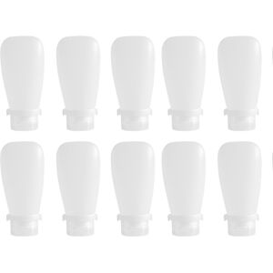 Sodial 3x(Transparent 90ml Travel Silicone Refill Bottle, Shower Gel, Shampoo3642 Sodial 3x(Transparent 90ml Travel Silicone Refill Bottle, Shower Gel, Shampoo3642