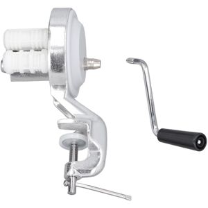 Manual Macaroni Maker Aluminium Alloy Silver Portable Hand Cranking Noodles Pres Manual Macaroni Maker Aluminium Alloy Silver Portable Hand Cranking Noodles Pres