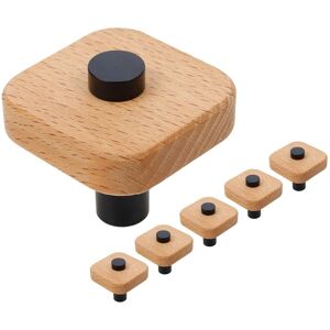 Sodial 3x(Wood Knobs,6pcs Natural Wooden Dresser Drawer Knobs Kitchen Cabinet7371 Sodial 3x(Wood Knobs,6pcs Natural Wooden Dresser Drawer Knobs Kitchen Cabinet7371