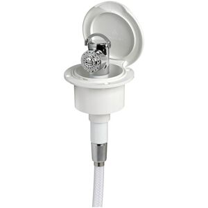 Classic Evo White Deck Shower Pvc Hose 2.5 Mm Flat Mounting - 1 Pc Osculati - Classic Evo White Deck Shower Pvc Hose 2.5 Mm Flat Mounting - 1 Pc Osculati -