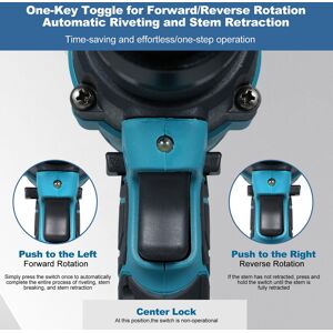 Battery Riveter Portable 21v Electric Automatic Brushless Blind Riveter Tool Kit Battery Riveter Portable 21v Electric Automatic Brushless Blind Riveter Tool Kit