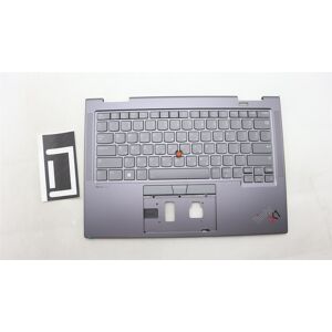 Lenovo Thinkpad X1 8th Gen Keyboard Palmrest Top Cover Hebrew Grey 5m11h62276 Lenovo Thinkpad X1 8th Gen Keyboard Palmrest Top Cover Hebrew Grey 5m11h62276