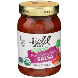 Field Day Organic Medium Fire Roasted Garlic Salsa 16 Oz (Case Of Field Day Organic Medium Fire Roasted Garlic Salsa 16 Oz (Case Of