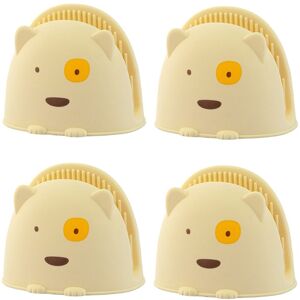 Sodial 3x(4pcs Heat Resistan Silicone Oven Mitts Cooking Gloves Non Slip Oven6267 Sodial 3x(4pcs Heat Resistan Silicone Oven Mitts Cooking Gloves Non Slip Oven6267