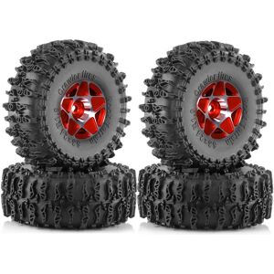 Sodial 3x(4pcs 63mm 1.0inch Beadlock Wheel Tire Set For 1/18 1/24 Rc Crawler Car7000 Sodial 3x(4pcs 63mm 1.0inch Beadlock Wheel Tire Set For 1/18 1/24 Rc Crawler Car7000