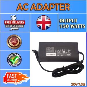 Delta Electronics 150w (20v 7.5a) Delta Ac Adapter For Msi Gt725-004 5.5mm X 2.5mm Pin Delta Electronics 150w (20v 7.5a) Delta Ac Adapter For Msi Gt725-004 5.5mm X 2.5mm Pin