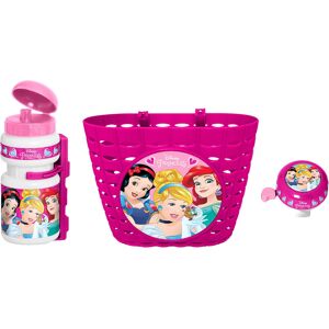 K887508 Drinks Flask + Bell Set + Girl'S Bicycle Basket, Pink K887508 Drinks Flask + Bell Set + Girl'S Bicycle Basket, Pink