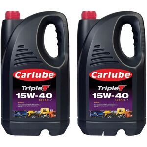 Carlube Triple T 15w-40 Engine Oil Shpd E7 - 5l X 2 Carlube Triple T 15w-40 Engine Oil Shpd E7 - 5l X 2